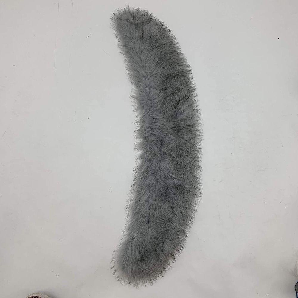 Cara New York Faux Fur Collar Wrap(Gray) NWT - Picture 3 of 3
